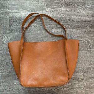 Madewell The Sydney Tote - Burnished Caramel